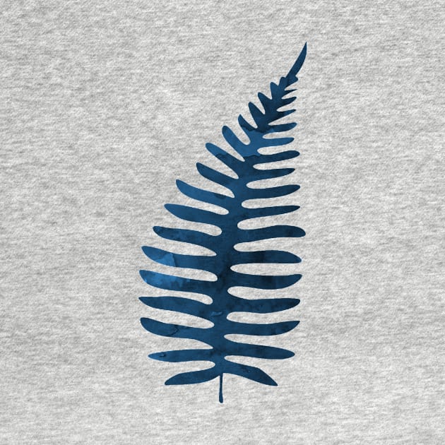 Blue Fern Leaf by TheJollyMarten